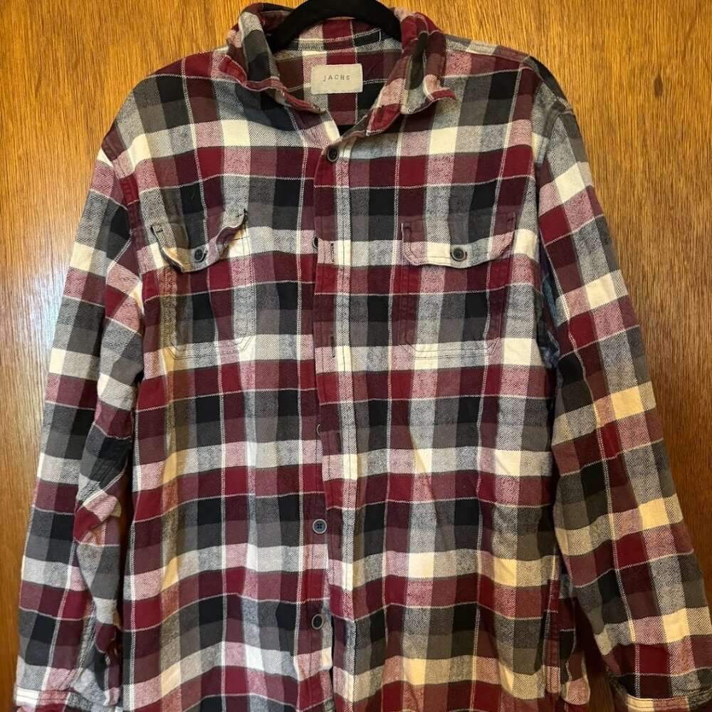 Jachs Red, White, and Black Flannel